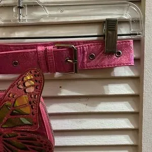 NWOT CLUBEXX Butterfly Super Bag Pink Glitter Belt Club Exx | Accessories | Nwot Clubexx Butterfly Super Bag  main image 4